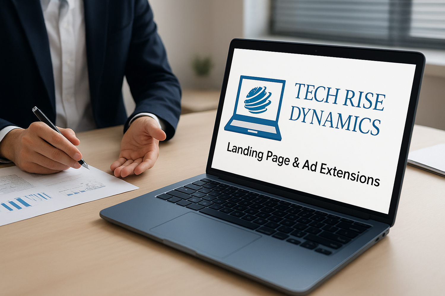 Landing Page & Ad Extensions Services by Tech Rise Dynamics in Noida, Delhi, Faridabad, Ghaziabad, Gurugram