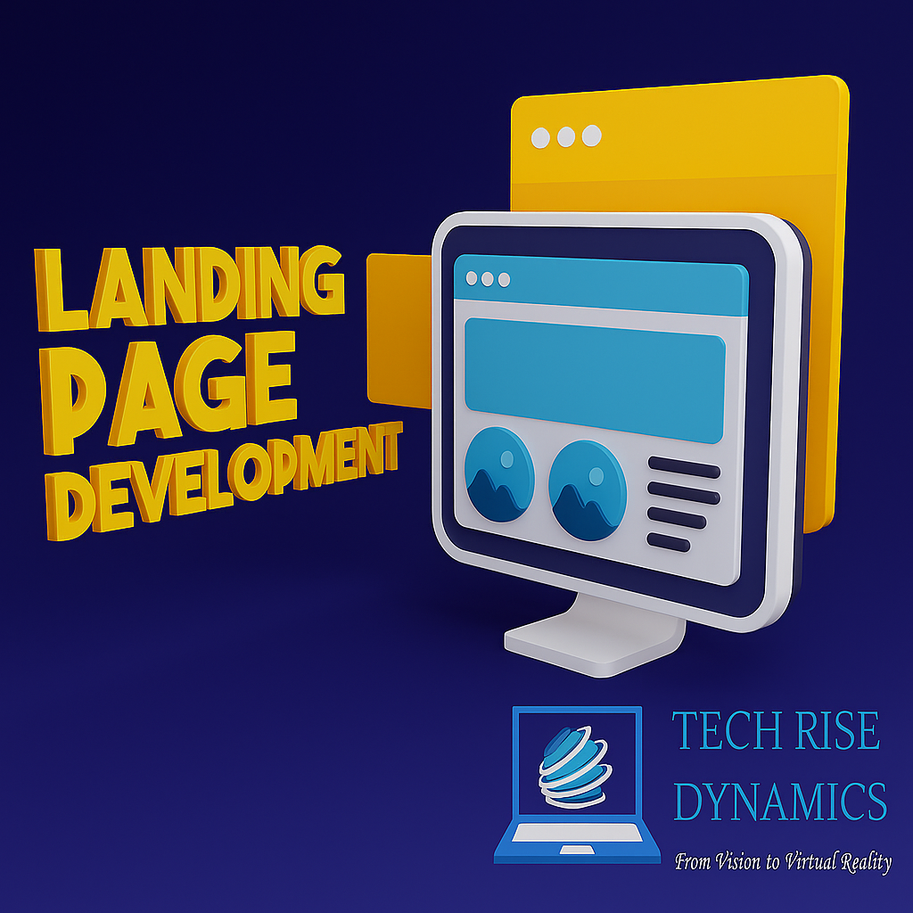 Tech Rise Dynamics – Landing Page and One Page Website Development services in Delhi, Noida, Faridabad, Gurugram, Ghaziabad, Lucknow, Kanpur, Jaipur, Patna, Ludhiana, Ayodhya, Mumbai, Bengaluru, Hyderabad, Chennai, Kolkata, Pune, and all over India