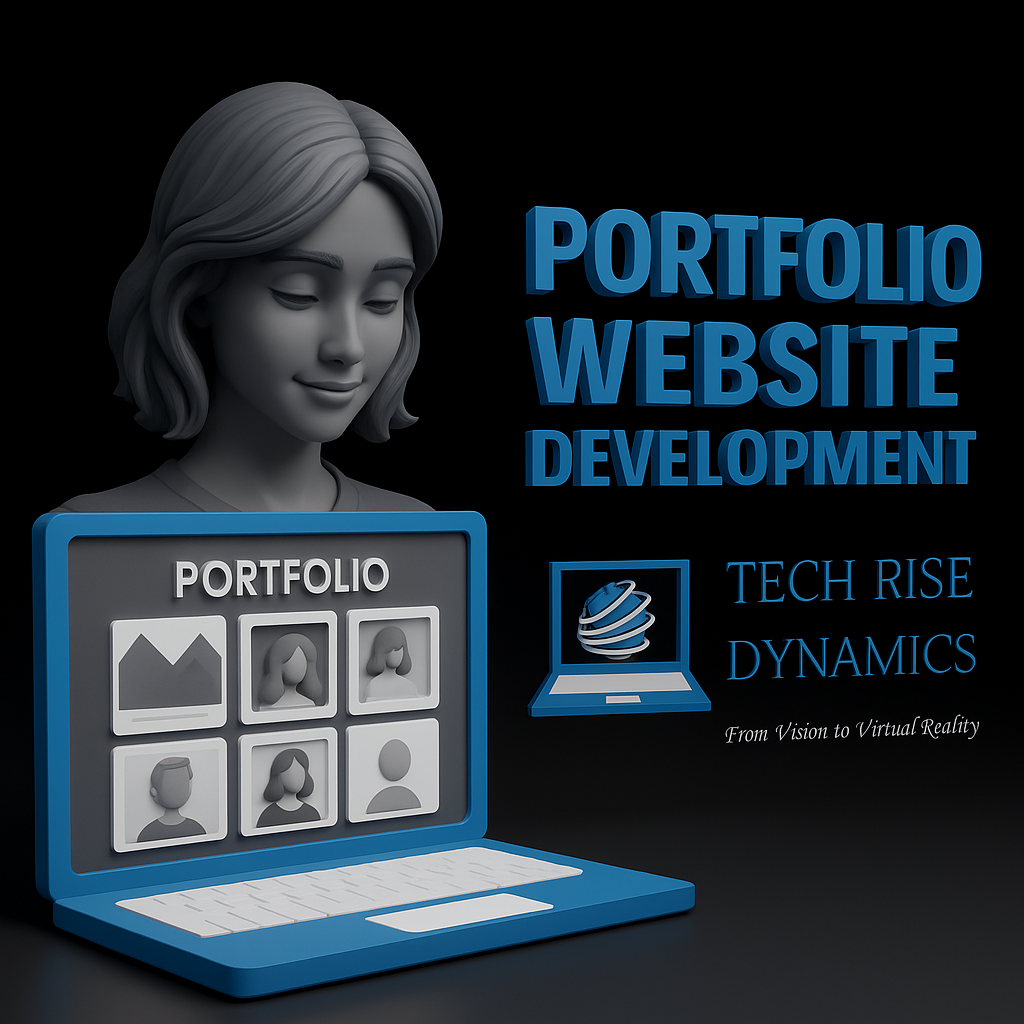 Tech Rise Dynamics – Portfolio Website Development services in Delhi, Noida, Faridabad, Gurugram, Ghaziabad, Lucknow, Kanpur, Jaipur, Patna, Ludhiana, Ayodhya, Mumbai, Bengaluru, Hyderabad, Chennai, Kolkata, Pune, and all over India